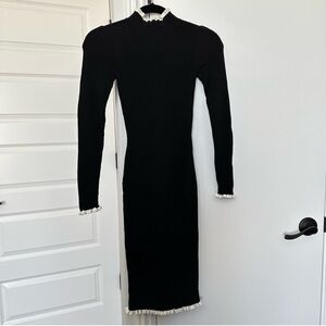 New w/o tag! H&M black midi dress XS